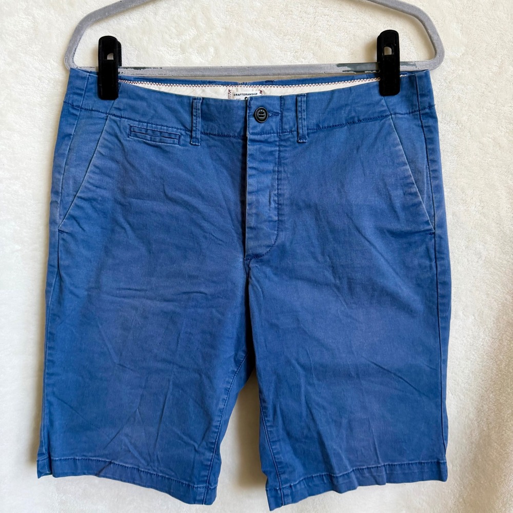 Jack & Jones JJIENZO Chino Shorts Sz M Blue Regular Fit Cotton